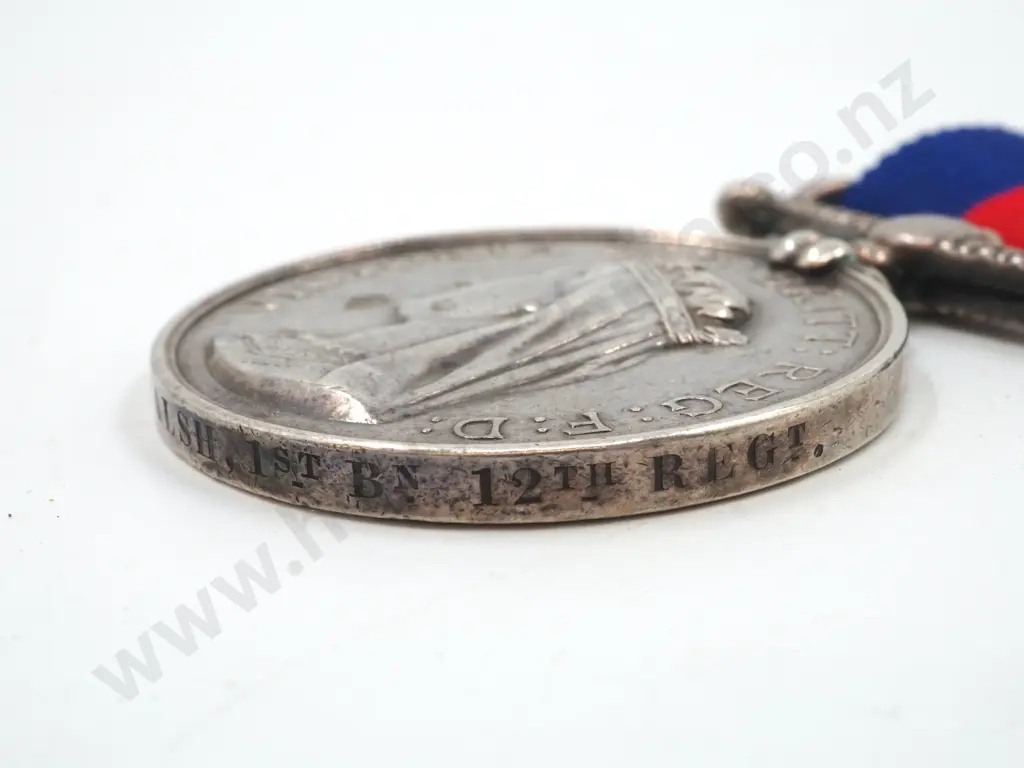 New Zealand War Medal to 781 John Walsh 1st Bn 12th Regt Image 1++