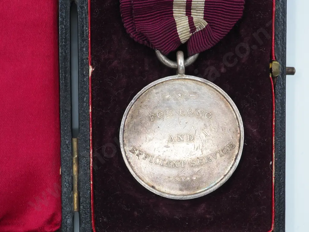 Cased New Zealand LESM to No.1 Bandsman Frank Schultz, Wanganui Garrison Band Volunteers (1905) Image 1++