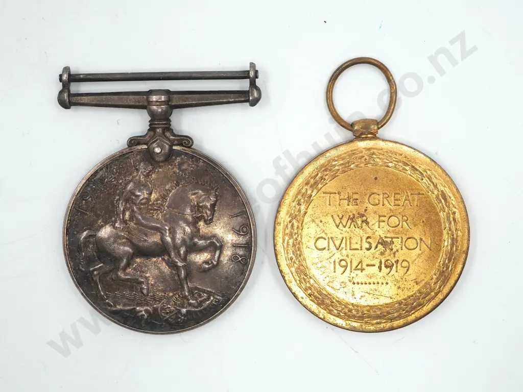 WW1 Pair to 29959 PTE F P Butler Image 1++