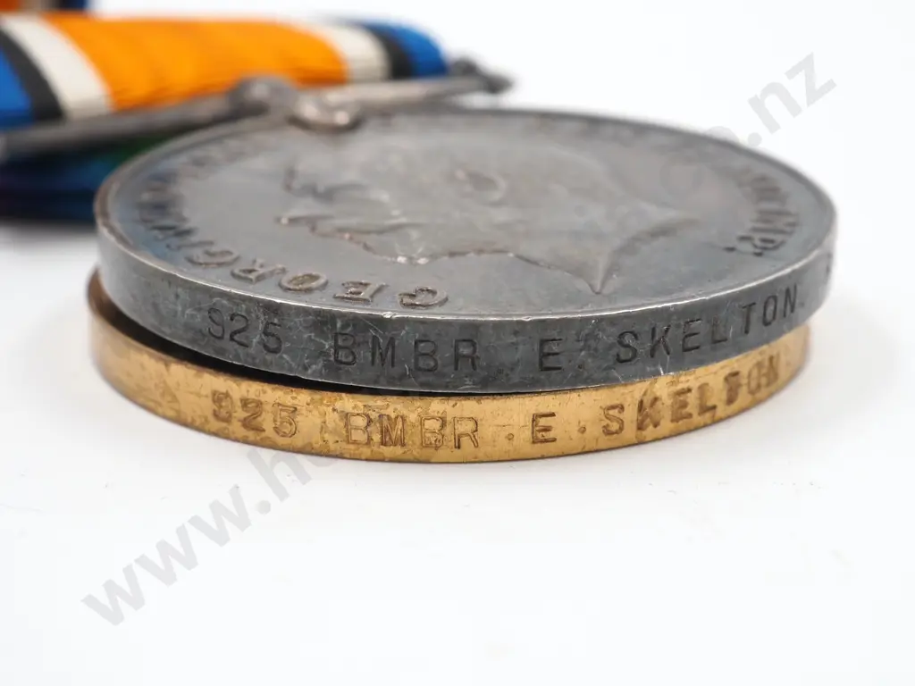 WW1 English Pair to 925 Bmbr E Skelton Image 1++
