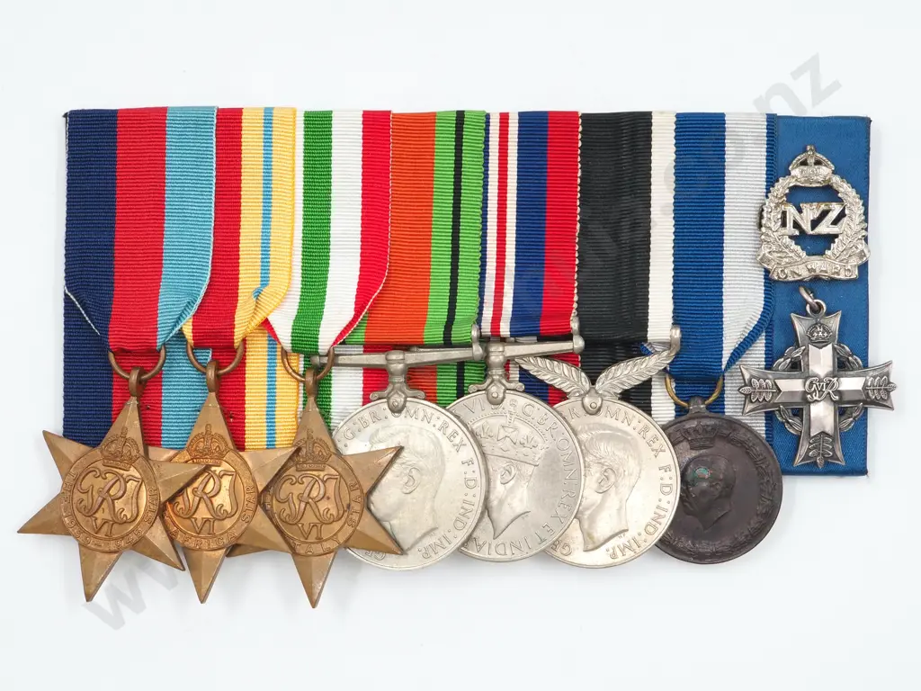 WW2 New Zealand Memorial Cross Group to Pte J F H Cain: 21st (Auckland) Infantry Battalion, 2nd N.Z.E.F. Image 1++