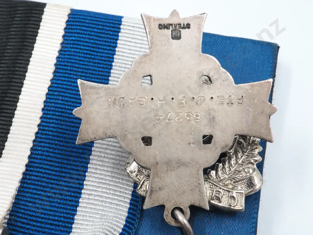 WW2 New Zealand Memorial Cross Group to Pte J F H Cain: 21st (Auckland) Infantry Battalion, 2nd N.Z.E.F. Image 1++