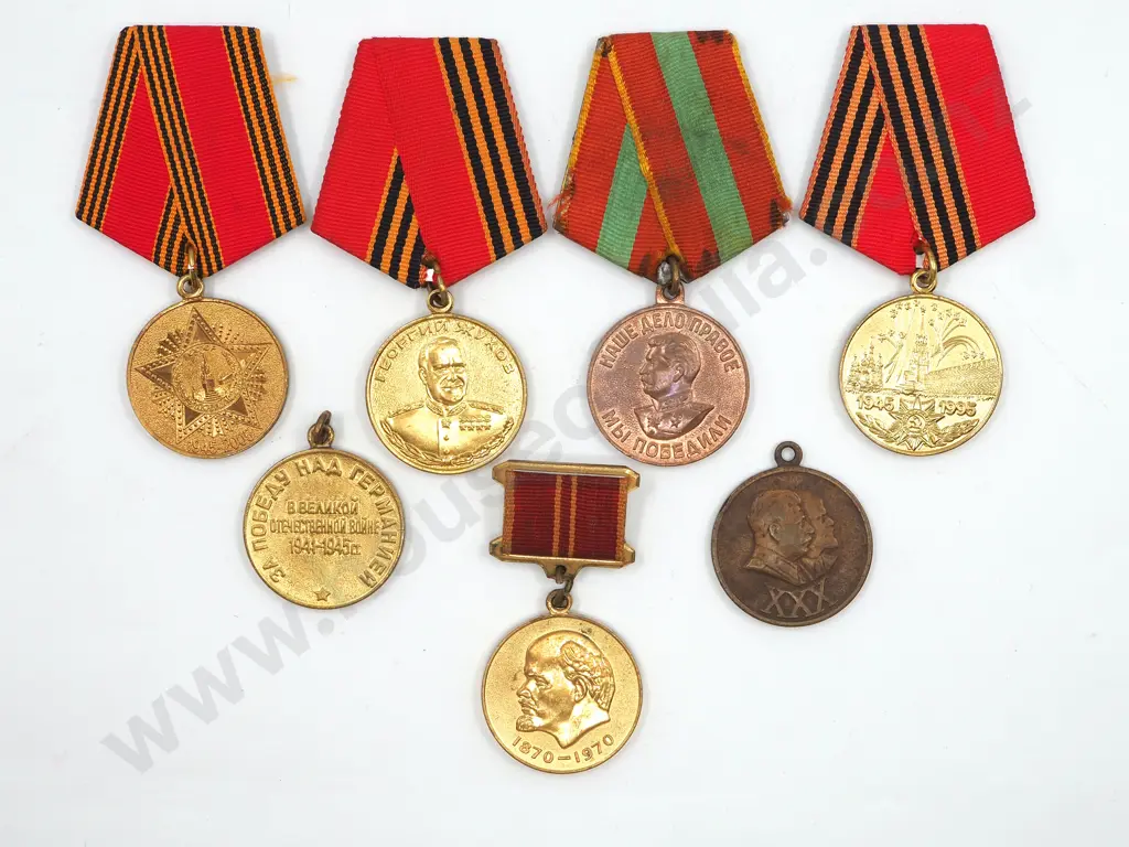 Assorted Lot of Soviet Russian Medals Image 1++