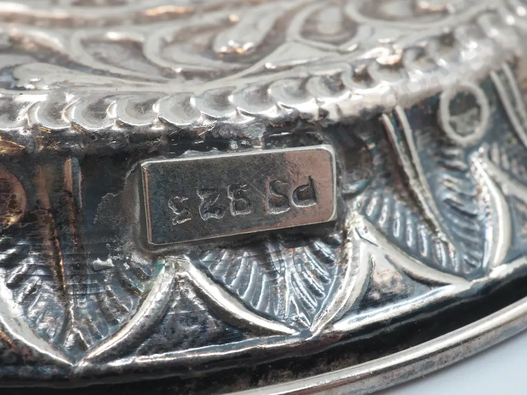 Sterling Silver Indian Naval Presentation Dish  Image 1++