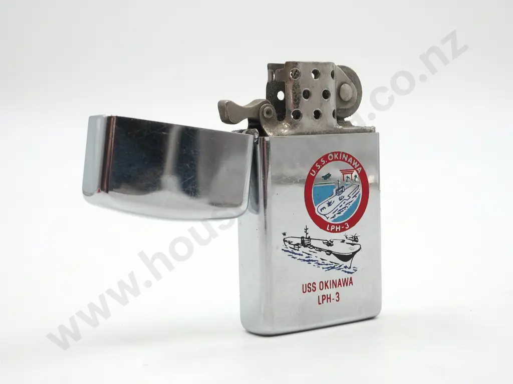 USS Okinawa Zippo Lighter  Image 1++