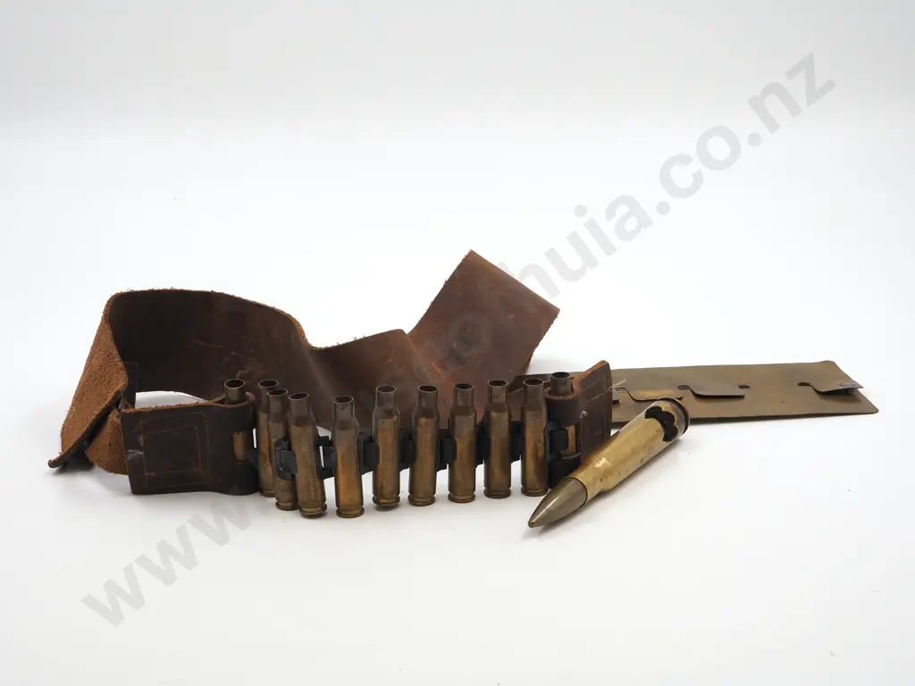 Assorted Lot of Military Items: Fired Cartridge Cases, .50 Cal Bottle Opener & Brass Button Cleaning Stick Image 1++