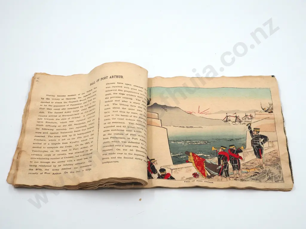 Japaense 1890s Coloruful Print Book Image 1++
