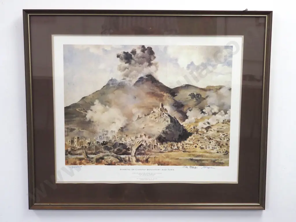 Peter McIntyre Print: Signed by Charles Upham / Jack Hintin / Peter McIntyre Image 1++