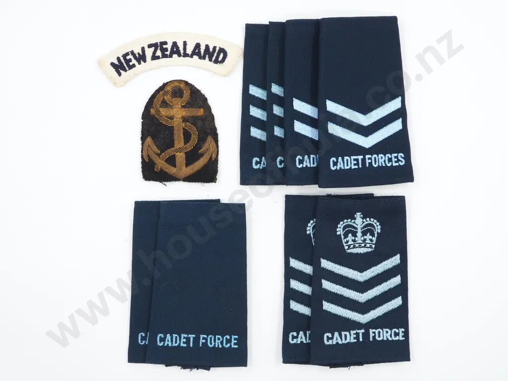 Assorted Lot of New Zealand Military Airforce Cadets Epaulettes Image 1++