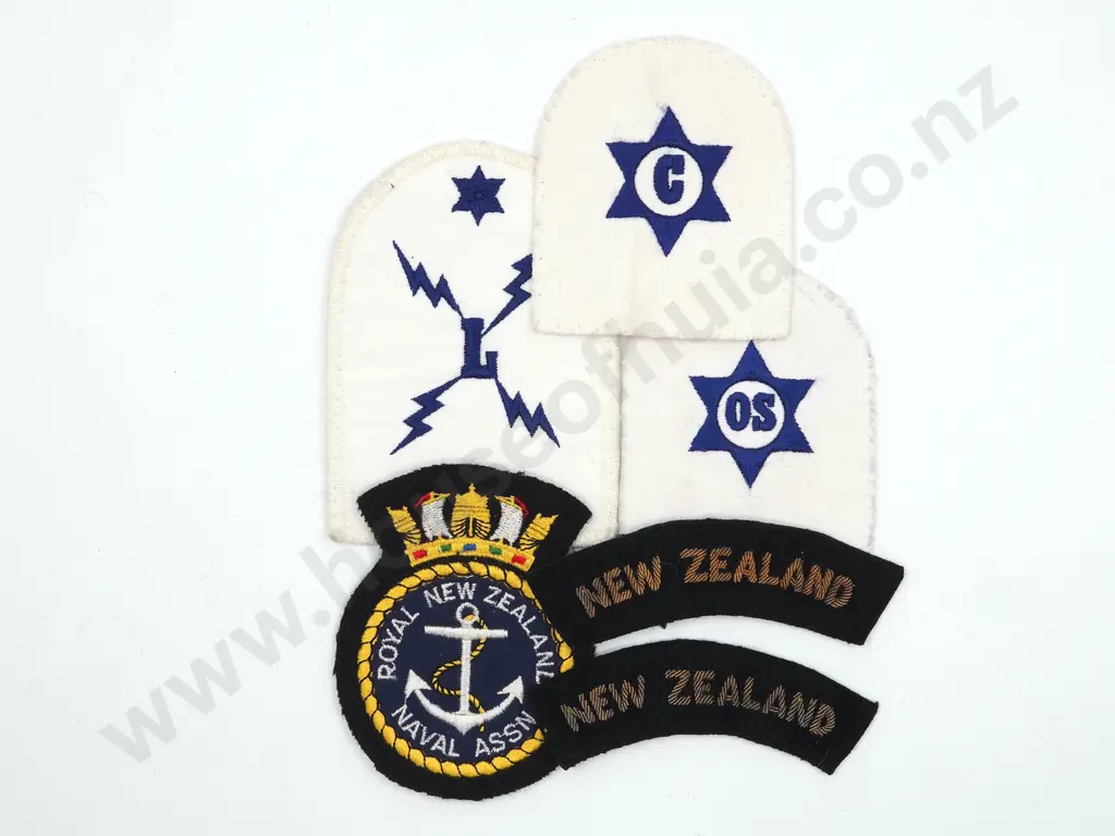 Assorted Lot of New Zealand Military Navy Post War Blazer Patches Image 1++
