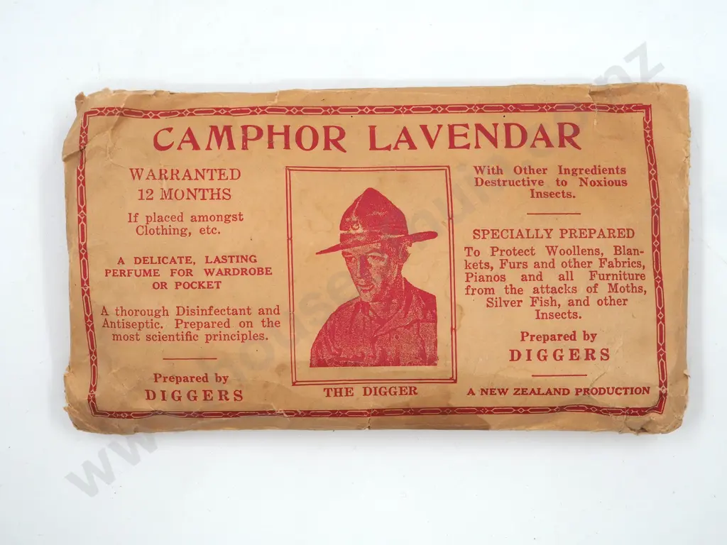 WW1 New Zealand Camphor Lavender Sachet Image 1++