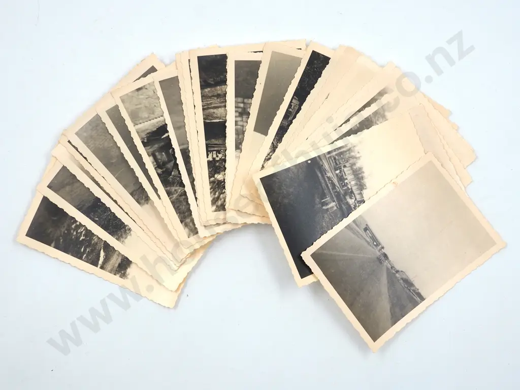 25 WW2 Photographs - Army Supply Camp  Image 1++