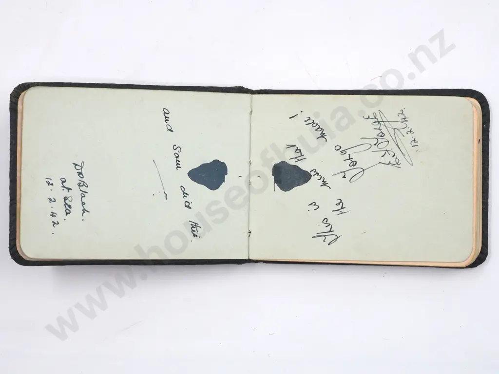 WW2 Autograph Book Image 1++