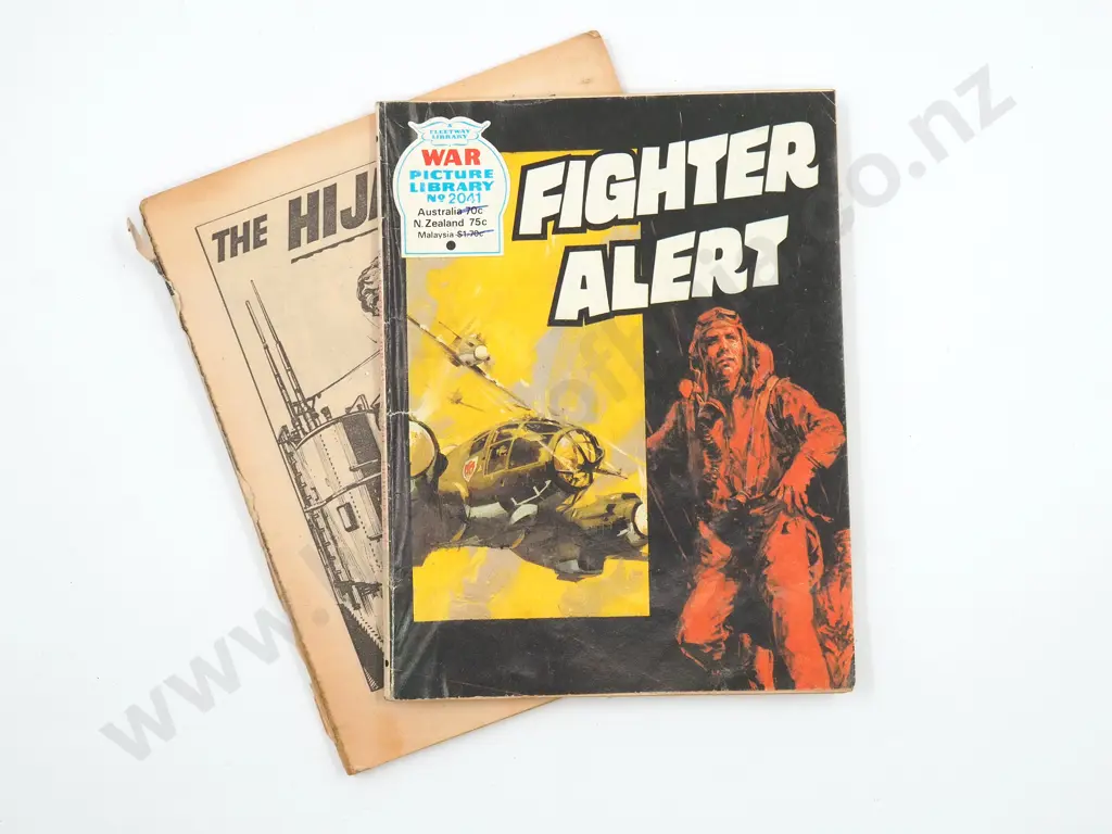 Two WW2 Comics - One Missing Front Cover Image 1++
