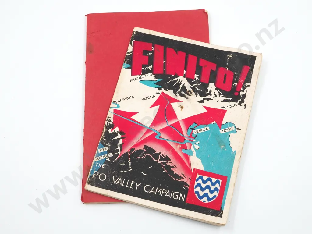 Two Books: PO Valley Campaign & New Zealand Army List Reserve Officers 1938 Image 1++