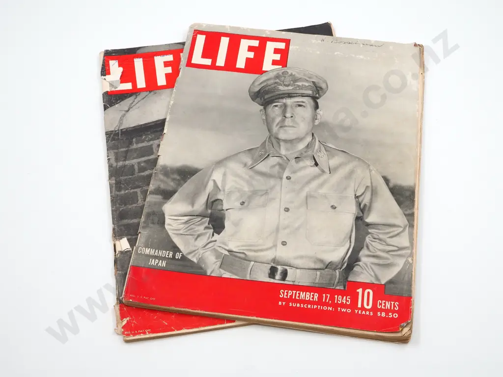 September 1945 End of WW2 Life Magazine Two Issues  Image 1++