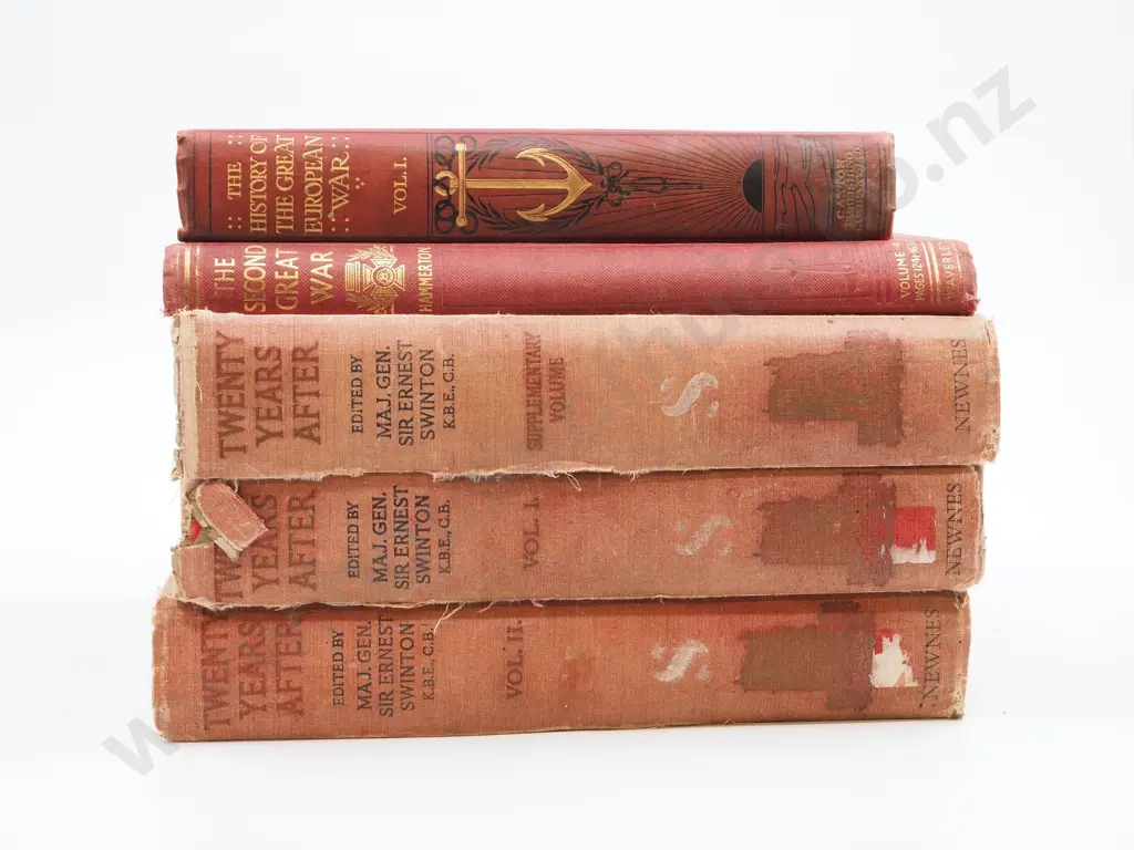 20 Years After: Three Volumes & The History of the Great European War Vol 1 & The 2nd World War  Image 1++