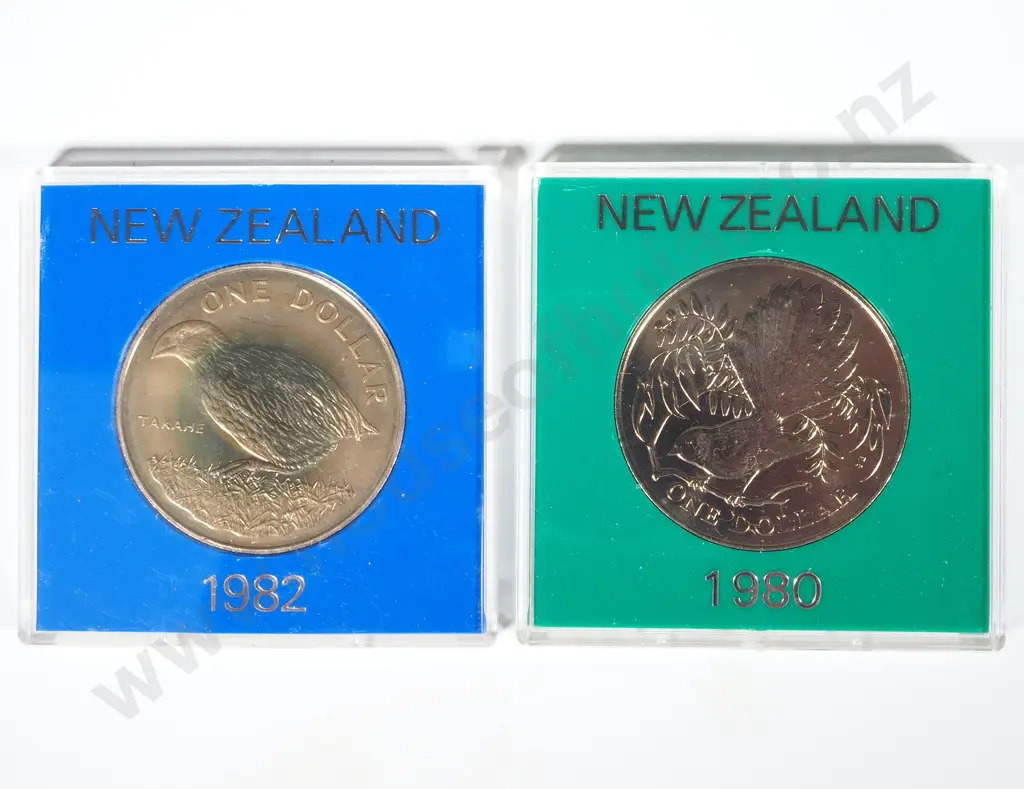15 X New Zealand UNC One Dollar Coins w Birds Image 1++