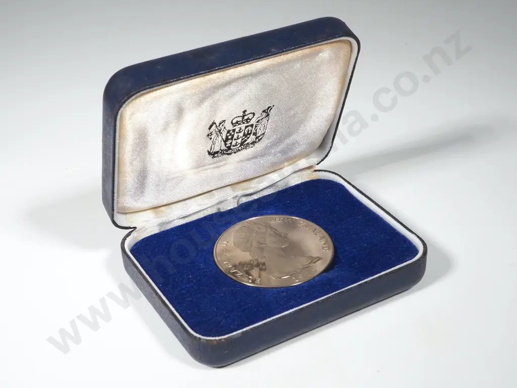 10 New Zealand 1974 Cased Proof One Dollar Coins - New Zealand Day  : Total CV $550 NZD Image 1++