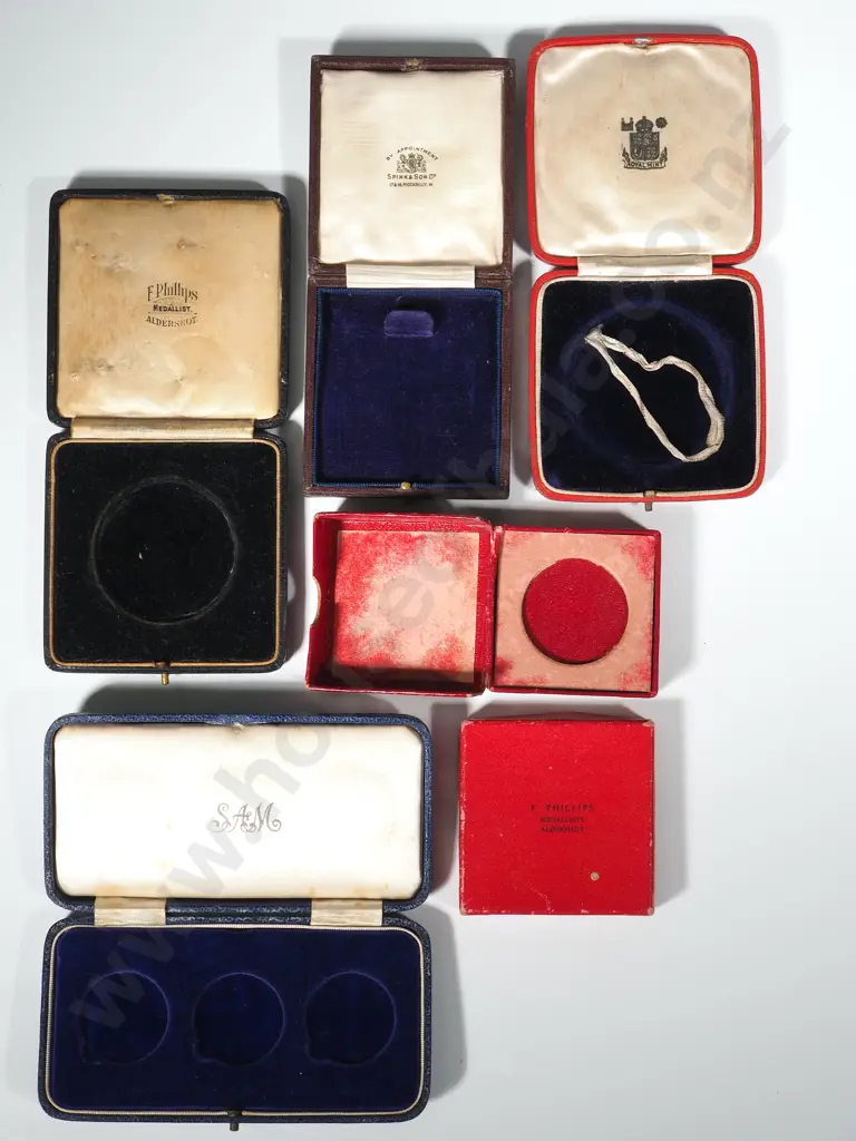 Bag Containing Six Boxes For Medals  Image 1++
