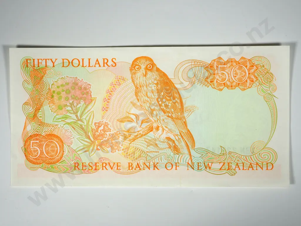 New Zealand AUNC Brash $50 Banknote Image 1++