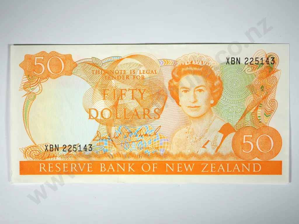 New Zealand AUNC Brash $50 Banknote Image 1++