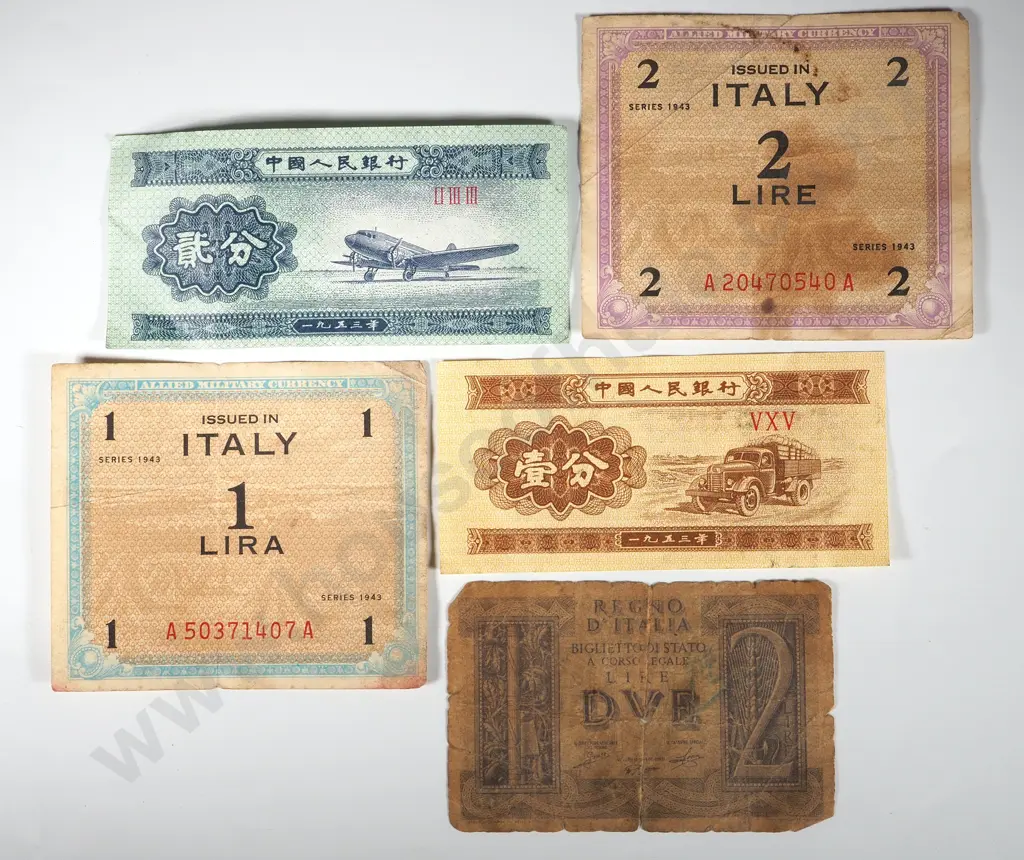 Assorted Lot of Military Currency  Image 1++
