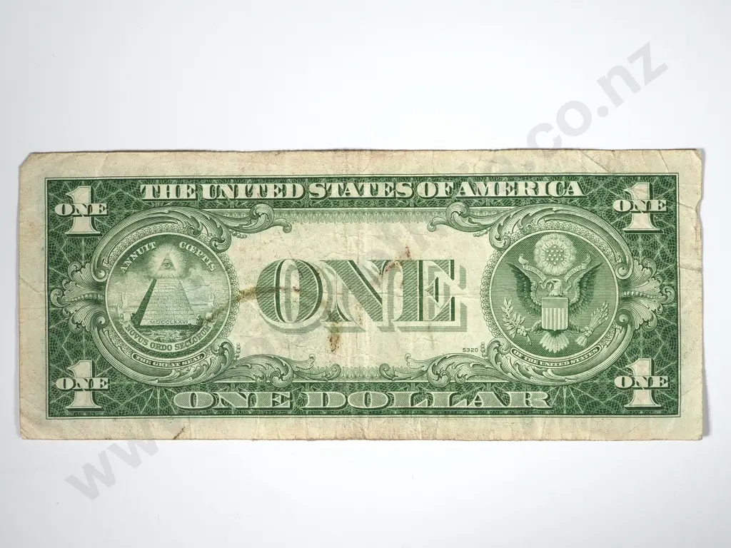 1935 United States Silver Certificate One Dollar Note Image 1++