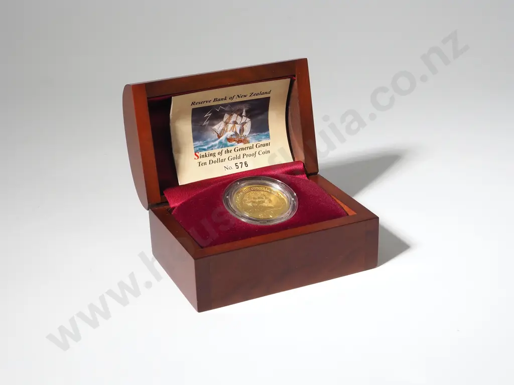 1996 New Zealand Sinking of the General Grant Half Ounce Gold Coin *LATE ENTRY* Image 1++