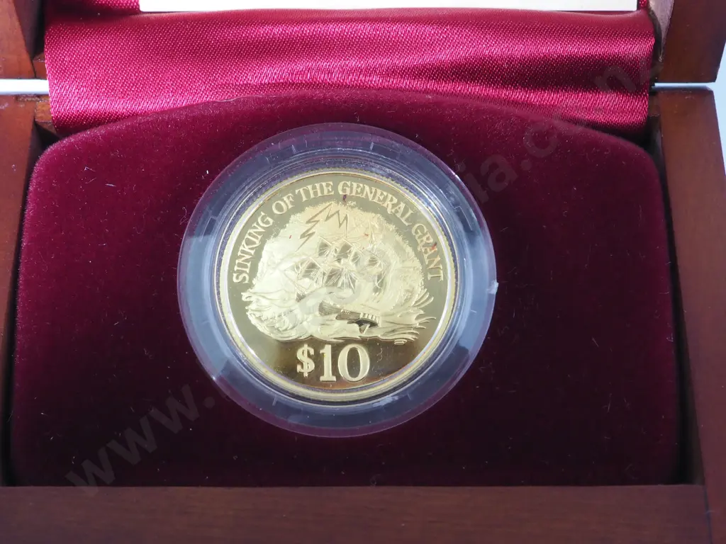 1996 New Zealand Sinking of the General Grant Half Ounce Gold Coin *LATE ENTRY* Image 1++