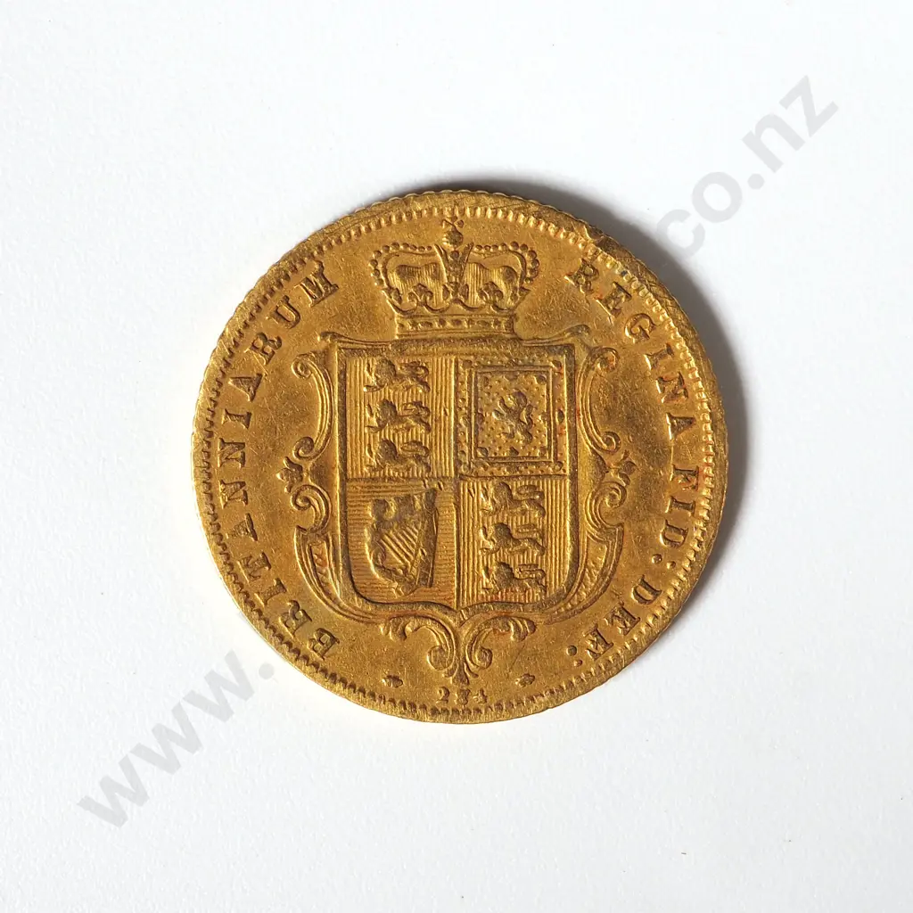 1872 Half Sovereign  Image 1++