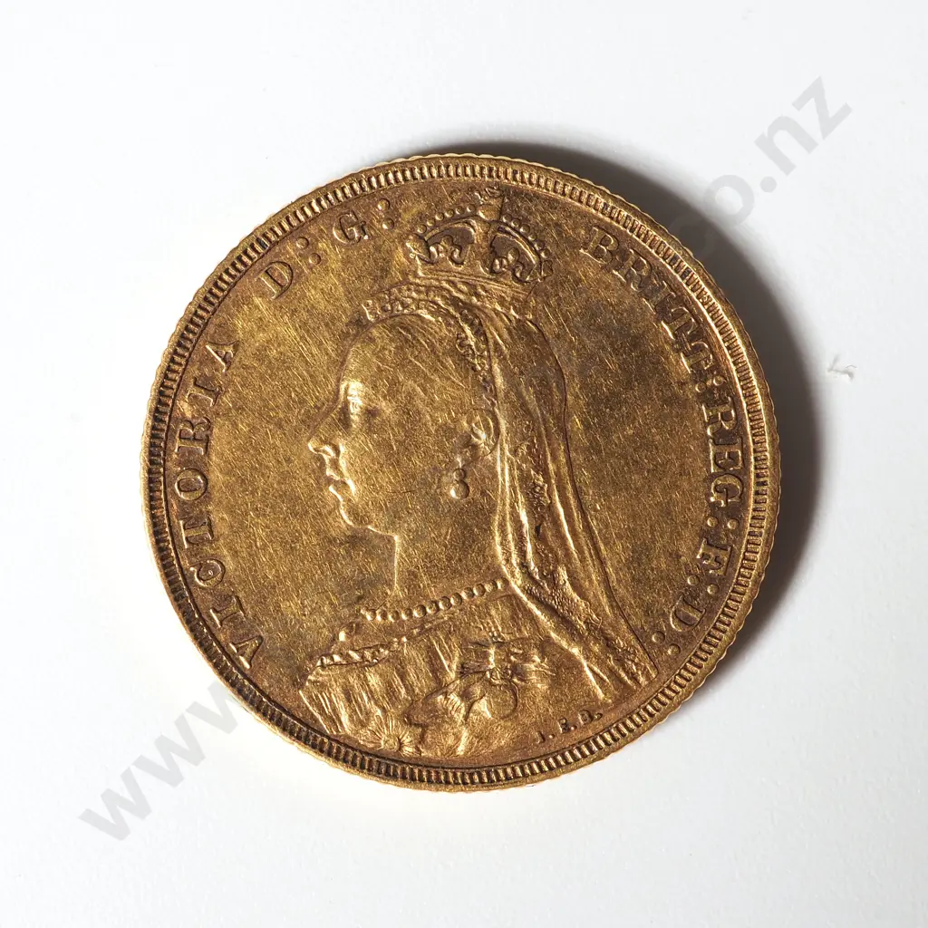 1892 Melbourne Full Sovereign Image 1++