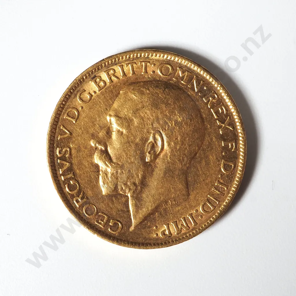 1925 Melbourne Mint Full Gold Sovereign  Image 1++