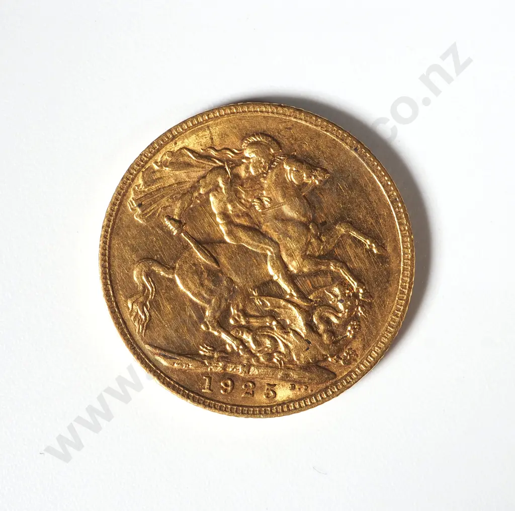 1925 Melbourne Mint Full Gold Sovereign  Image 1++
