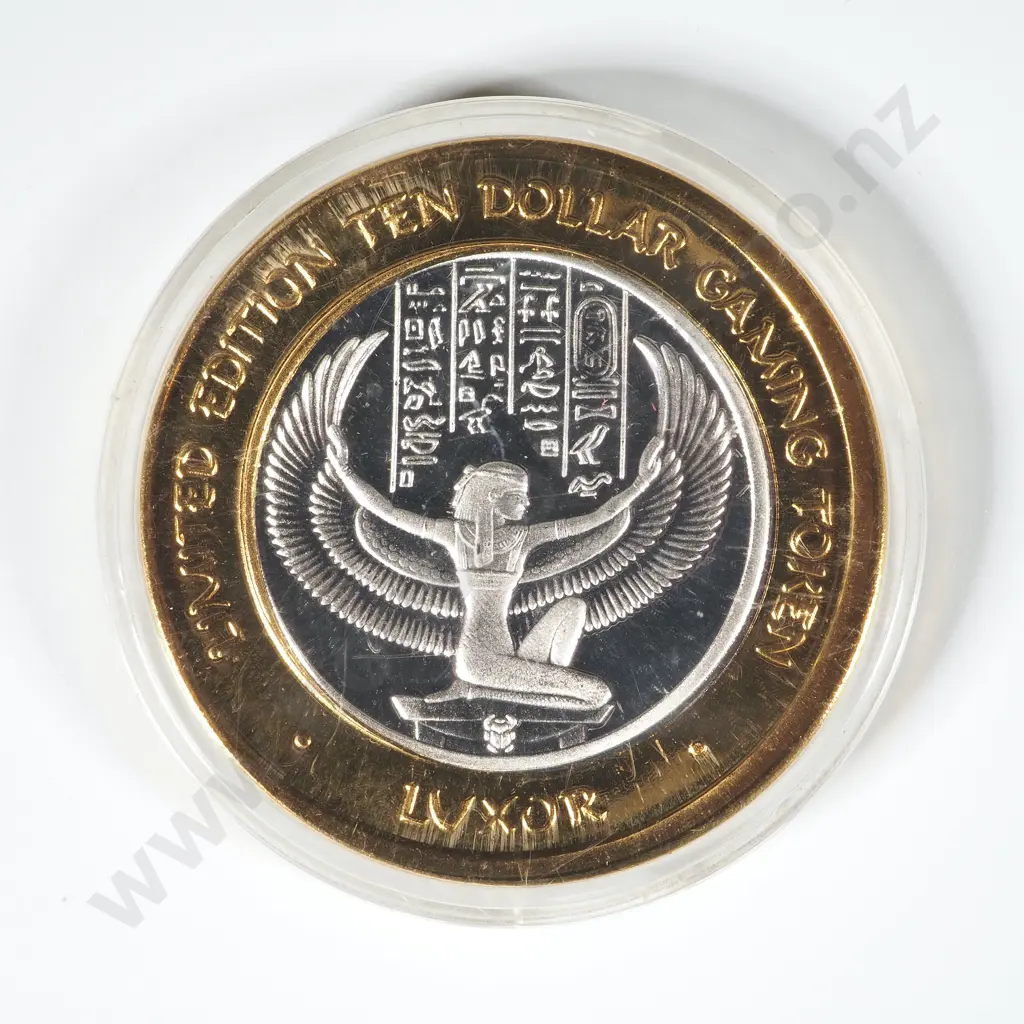 Luxor .999 Silver Ounce Coin Las Vegas $10 Image 1++