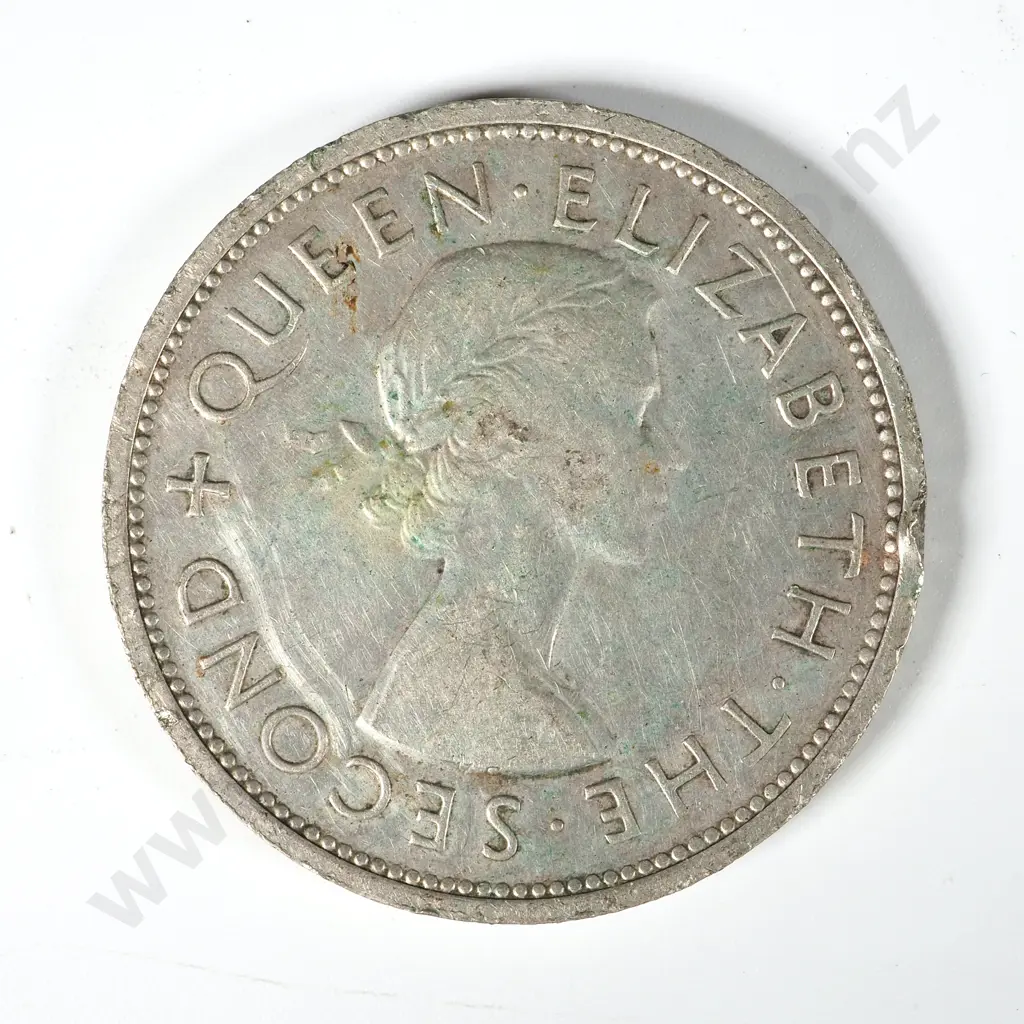 1953 Southern Rhodesia Crown - 50% Silver Image 1++
