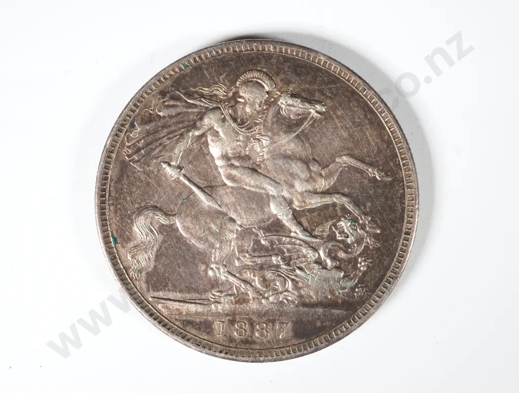 1887 United Kingdom Crown  Image 1++