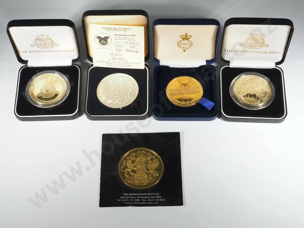 Assorted Lot of UK Cased Commemoratives incl Birmingham Mint Image 1++