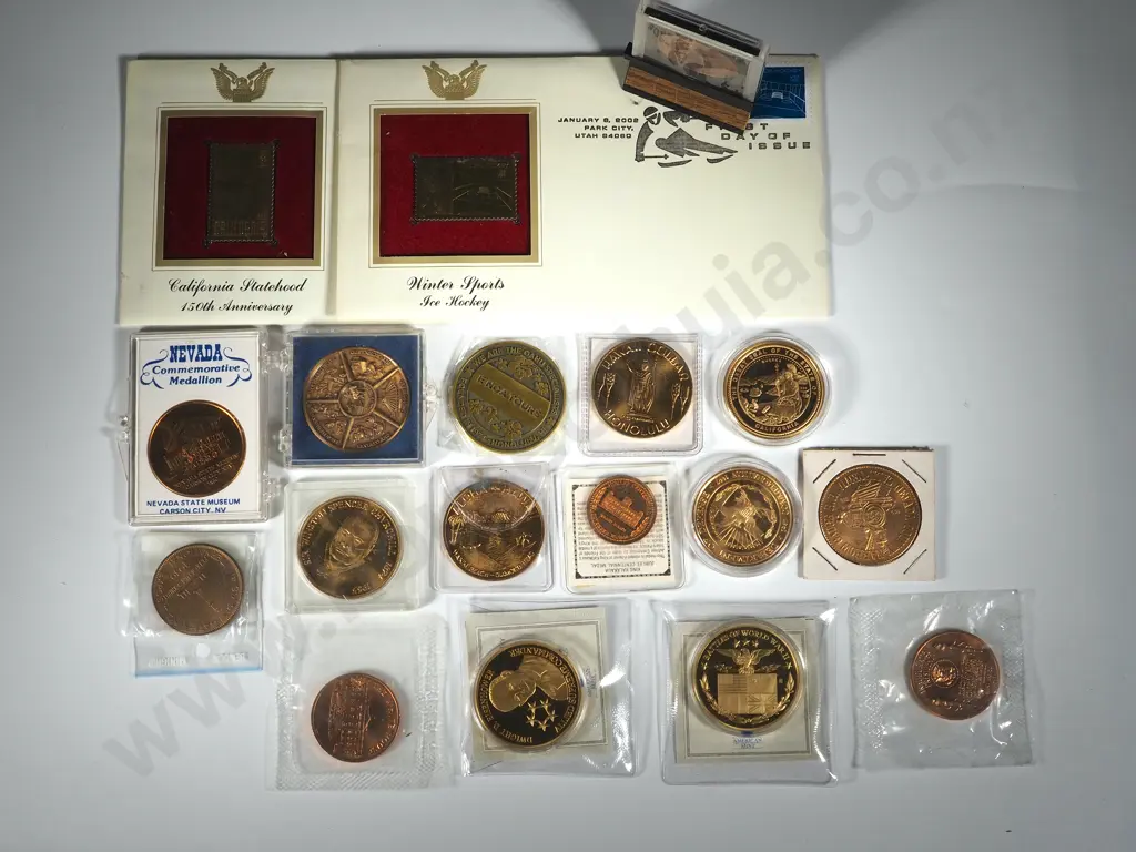 Assorted Lot of United States Commemorative Coins & Medallions Image 1++