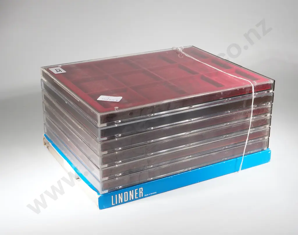 Seven Plastic Coin or Medal Storage Boxes  Image 1++