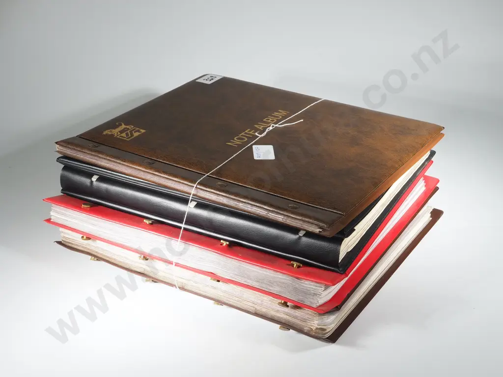 Collection of Five Bank Note/Paper Note Albums Image 1++