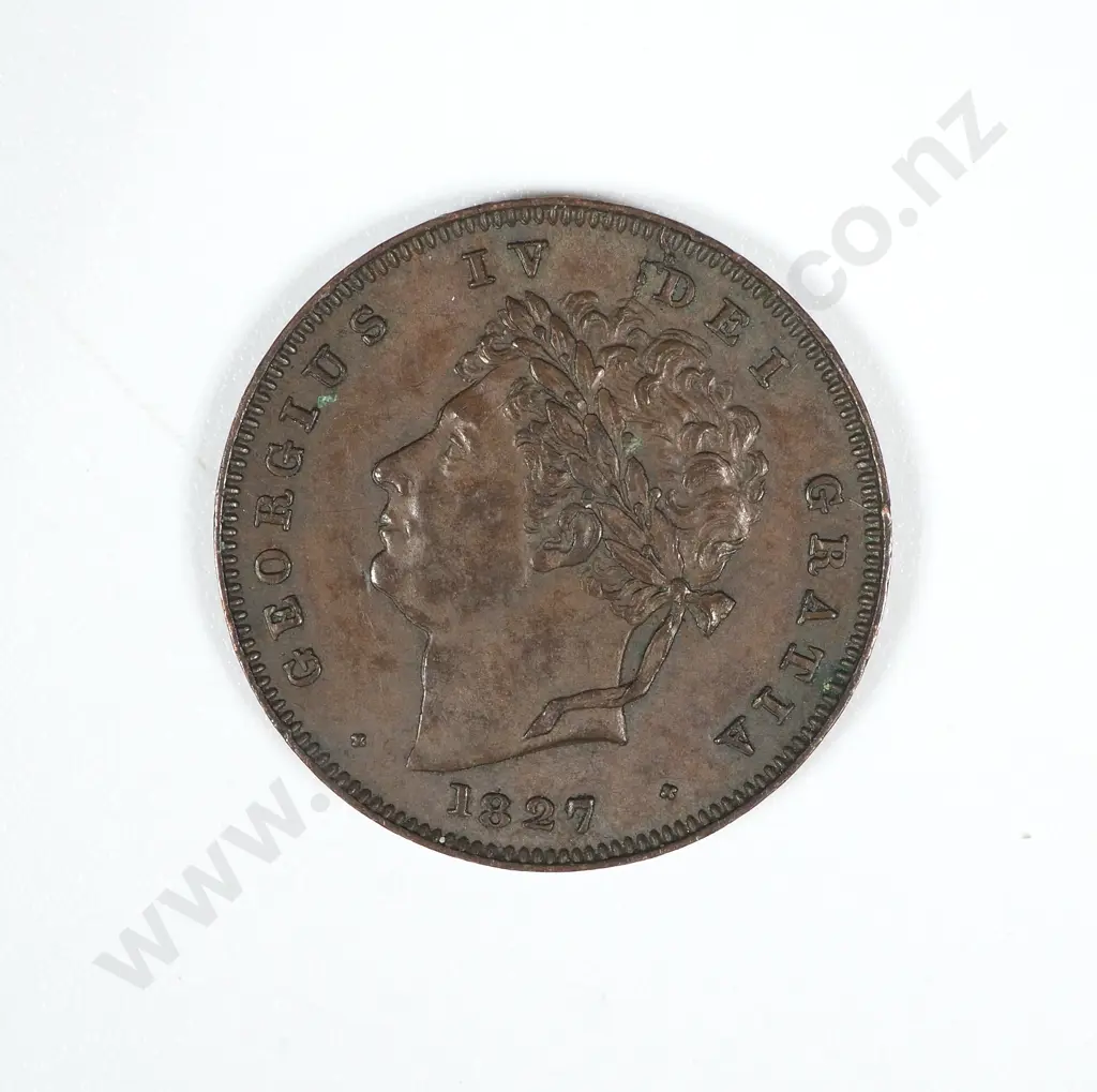 1827 United Kingdom Third Farthing - EF CV 50 GFP Image 1++