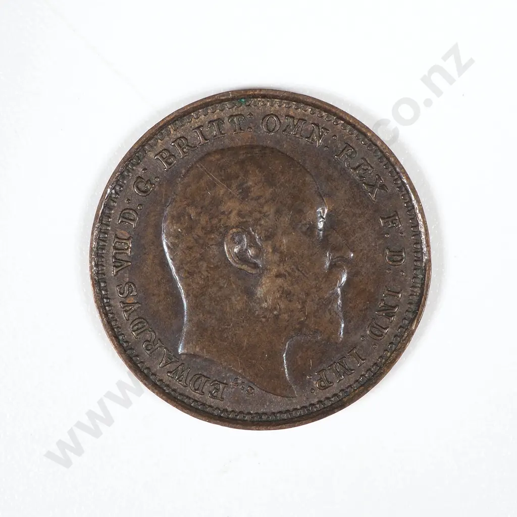 1902 United Kingdom Third Farthing - EF CV 18 GBP  Image 1++