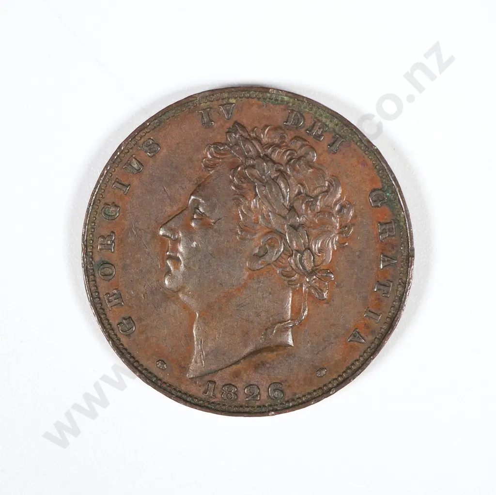 1826 United Kingdom Half Farthing Image 1++