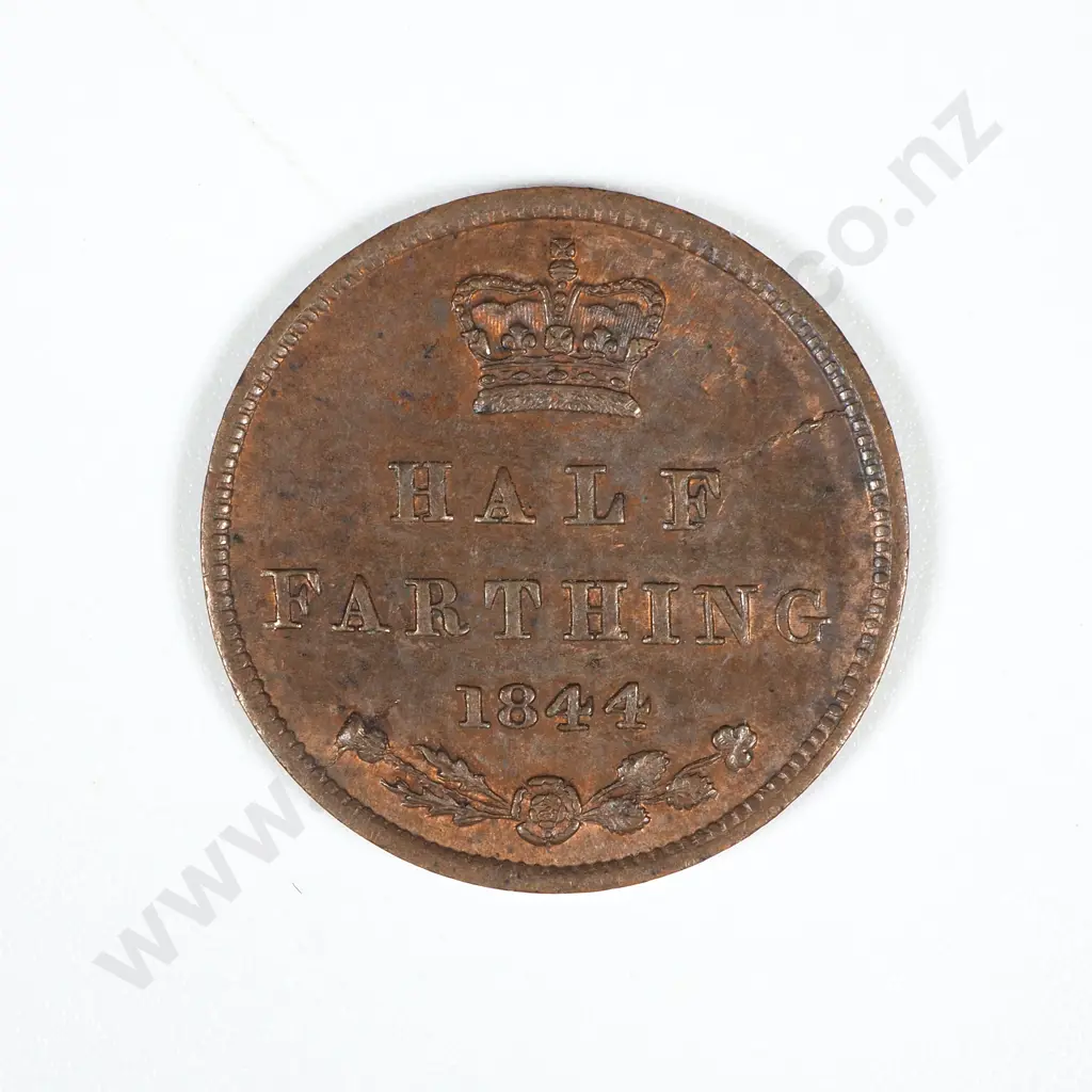 1844 United Kingdom  Half Farthing - EF CV 25 GBP  Image 1++