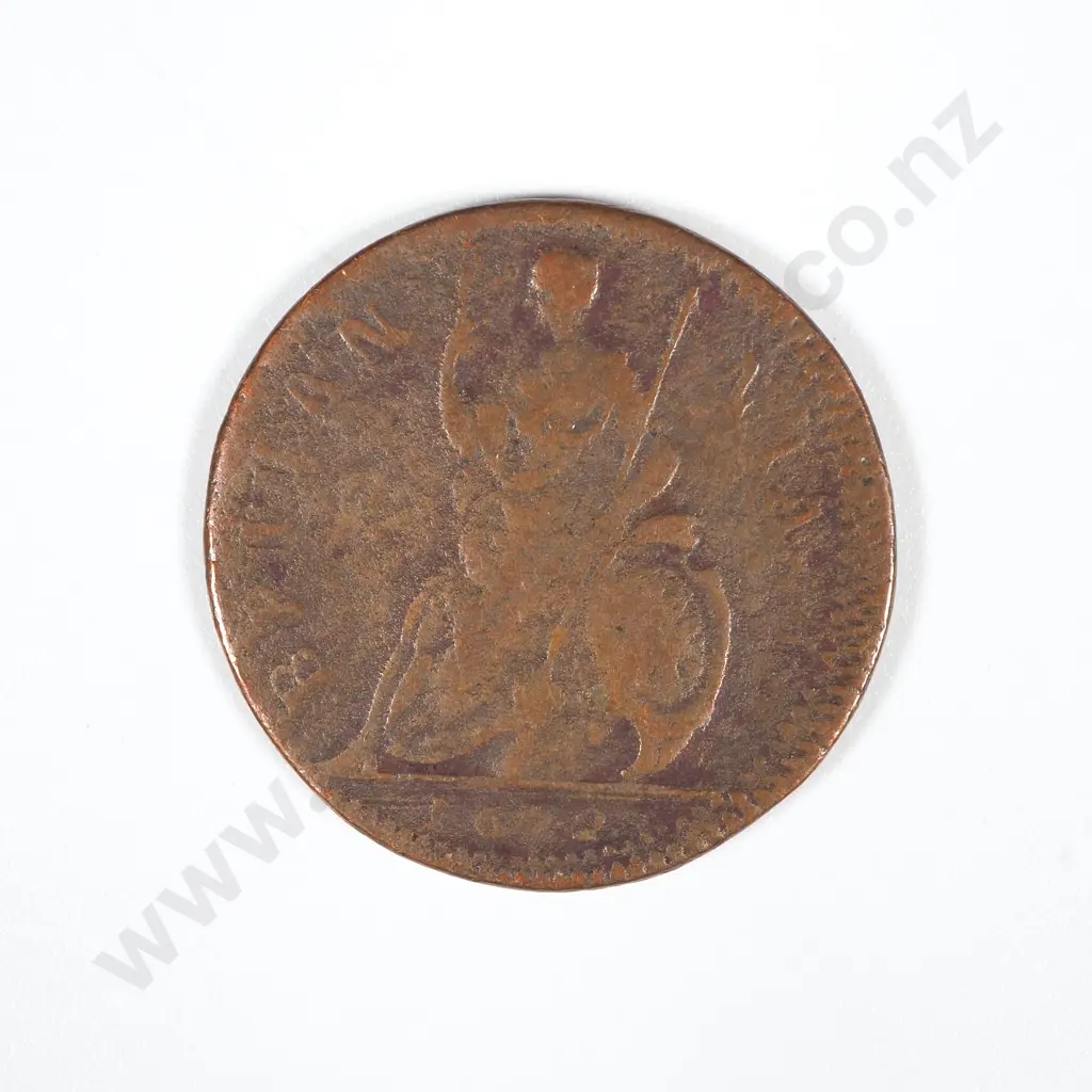 1672 United Kingdom Farthing - Charles II  Image 1++