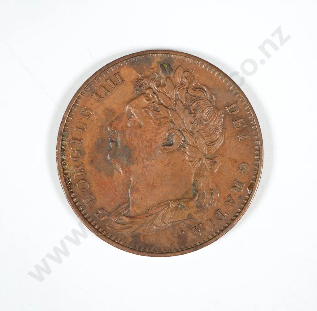 1823 United Kingdom Farthing - EF w Staining CV 55 GBP  Image 1++