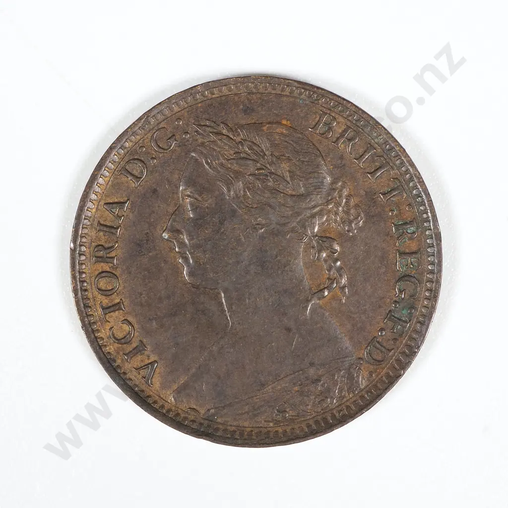 1884 United Kingdom Farthing - EF CV 20 GBP  Image 1++
