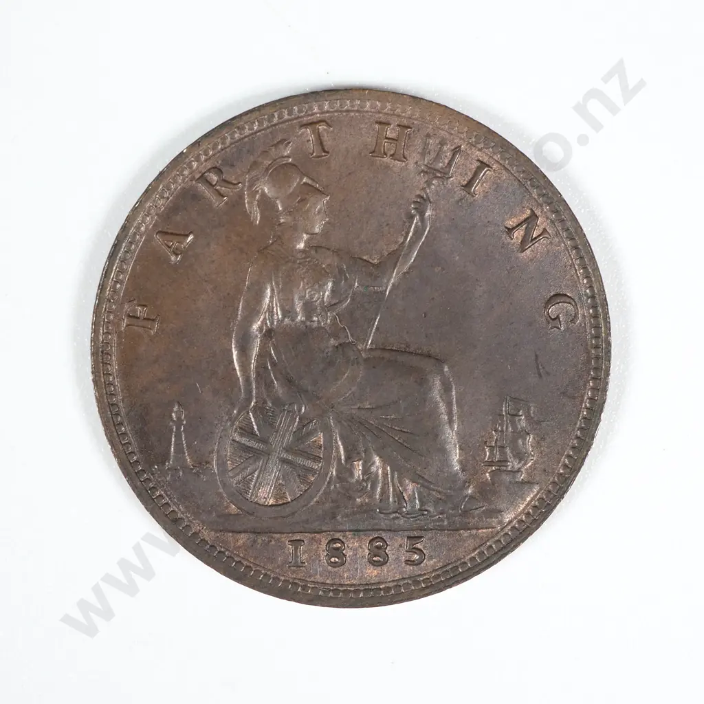 1885 United Kingdom Farthing - EF CV 20 GBP Image 1++
