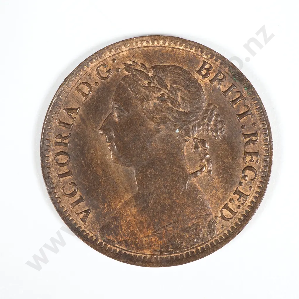 1888 United Kingdom Farthing - Some Original Lustre  Image 1++